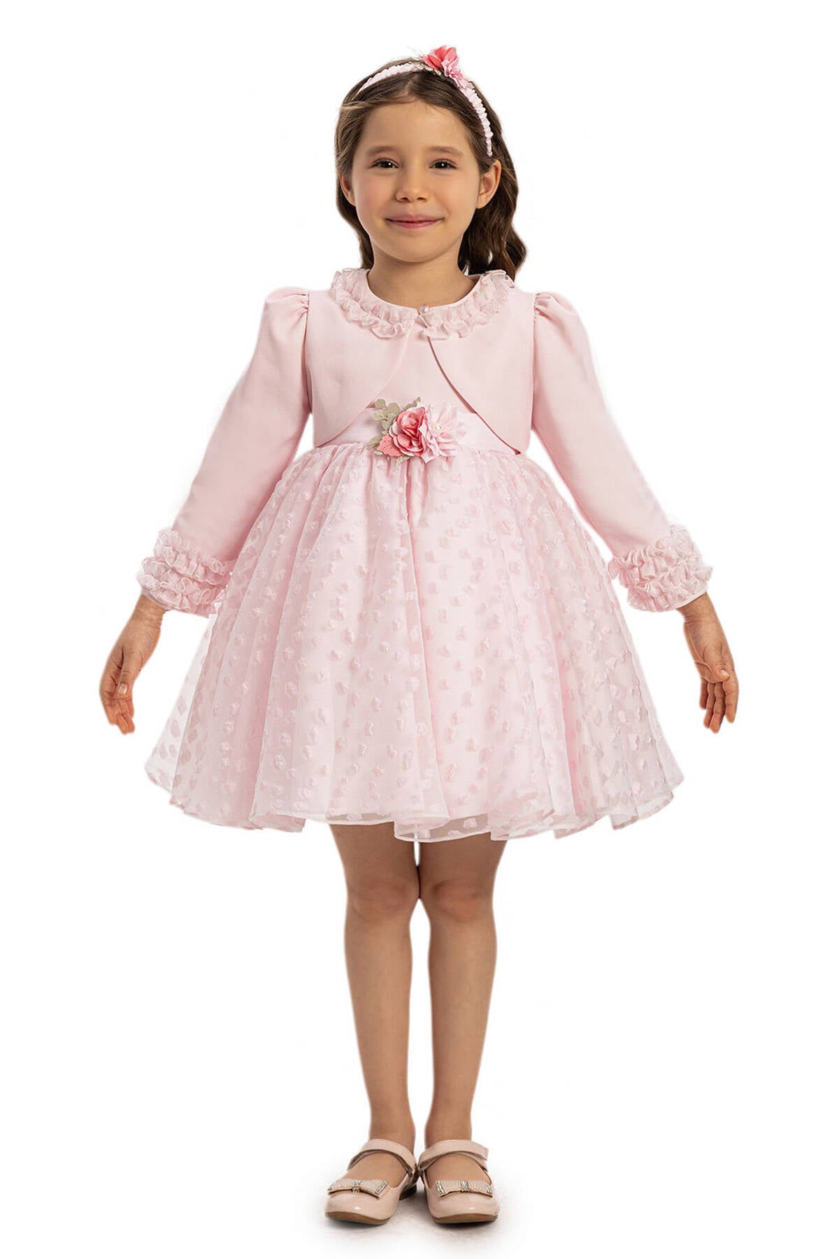 Ensemble de robes de bébé fille en poudre 6-24 MOIS