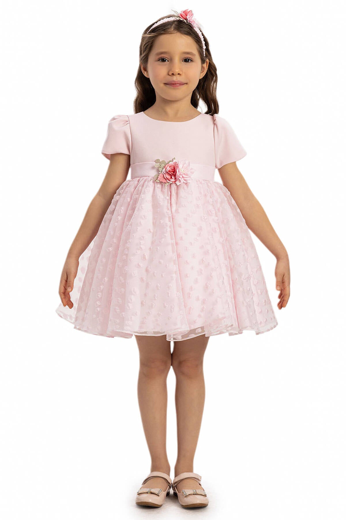 Ensemble de robes de bébé fille en poudre 6-24 MOIS