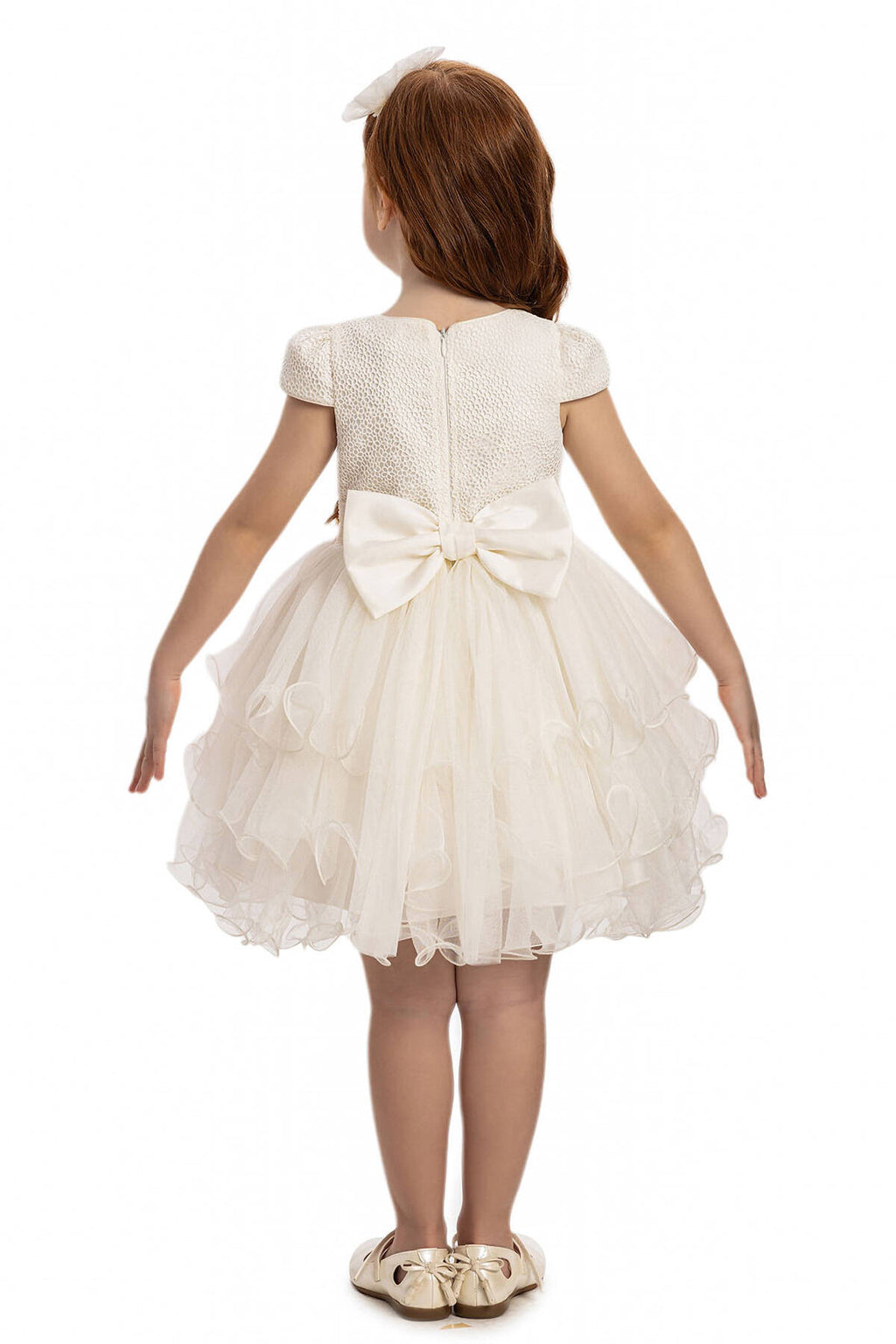 Robe bébé Ecru Jupe Tulle 6-24 MOIS