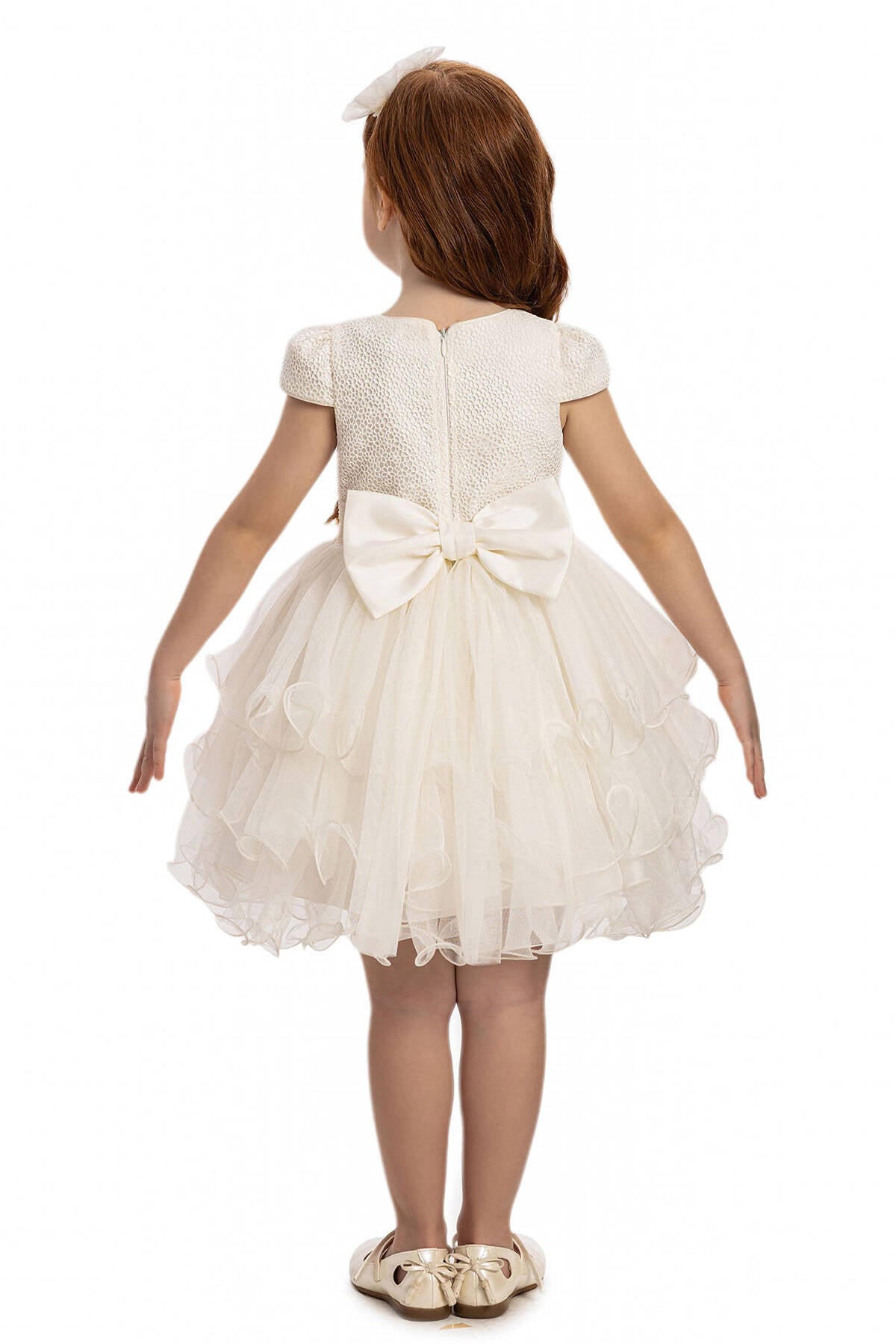 Robe bébé Ecru Jupe Tulle 6-24 MOIS