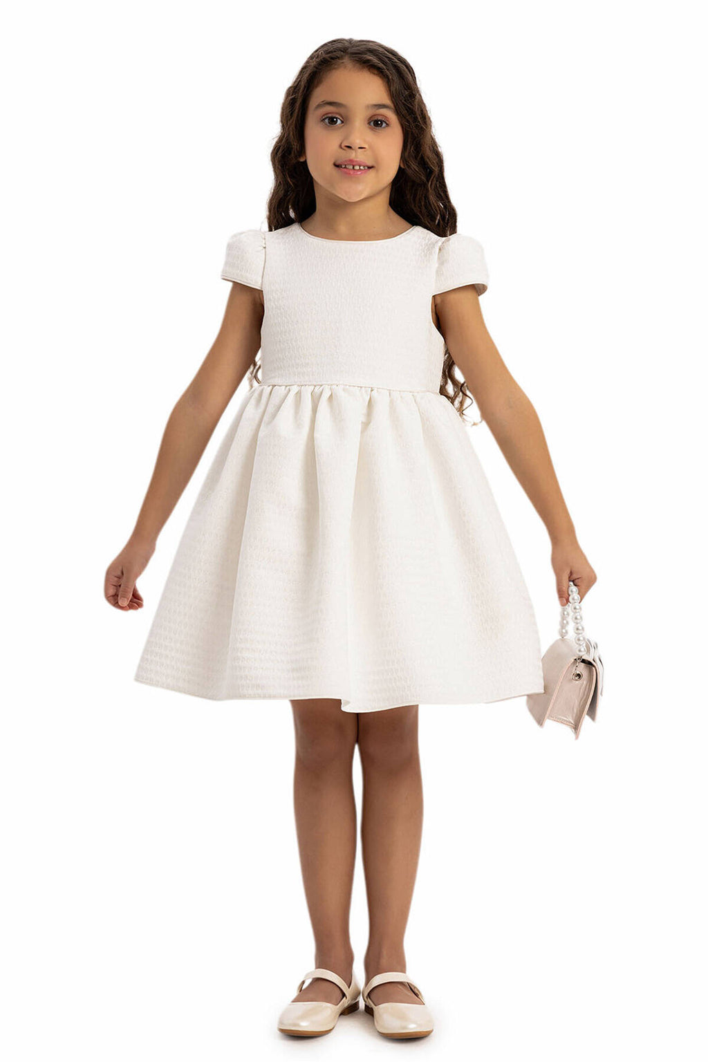 Robe Ecru Ensemble 3 Pièces 3-7 AGE