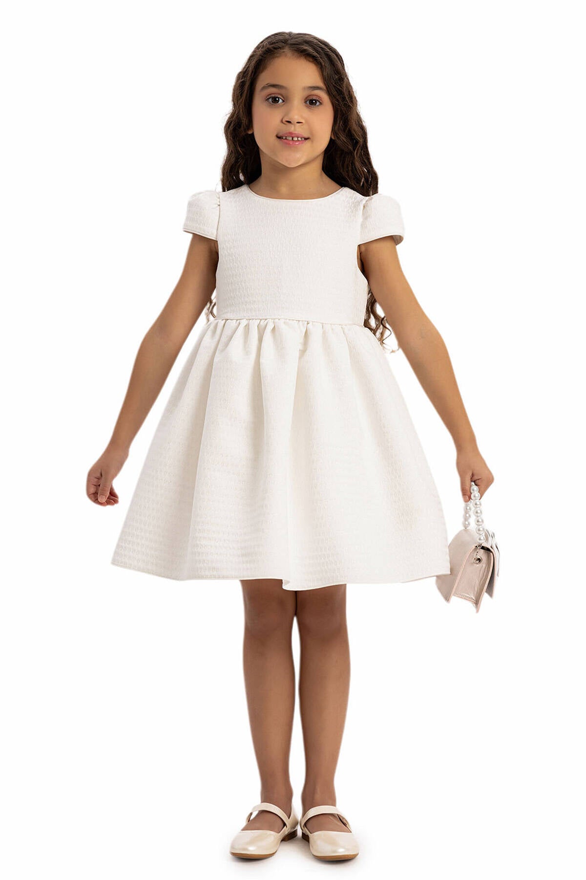 Robe Ecru Ensemble 3 Pièces 3-7 AGE