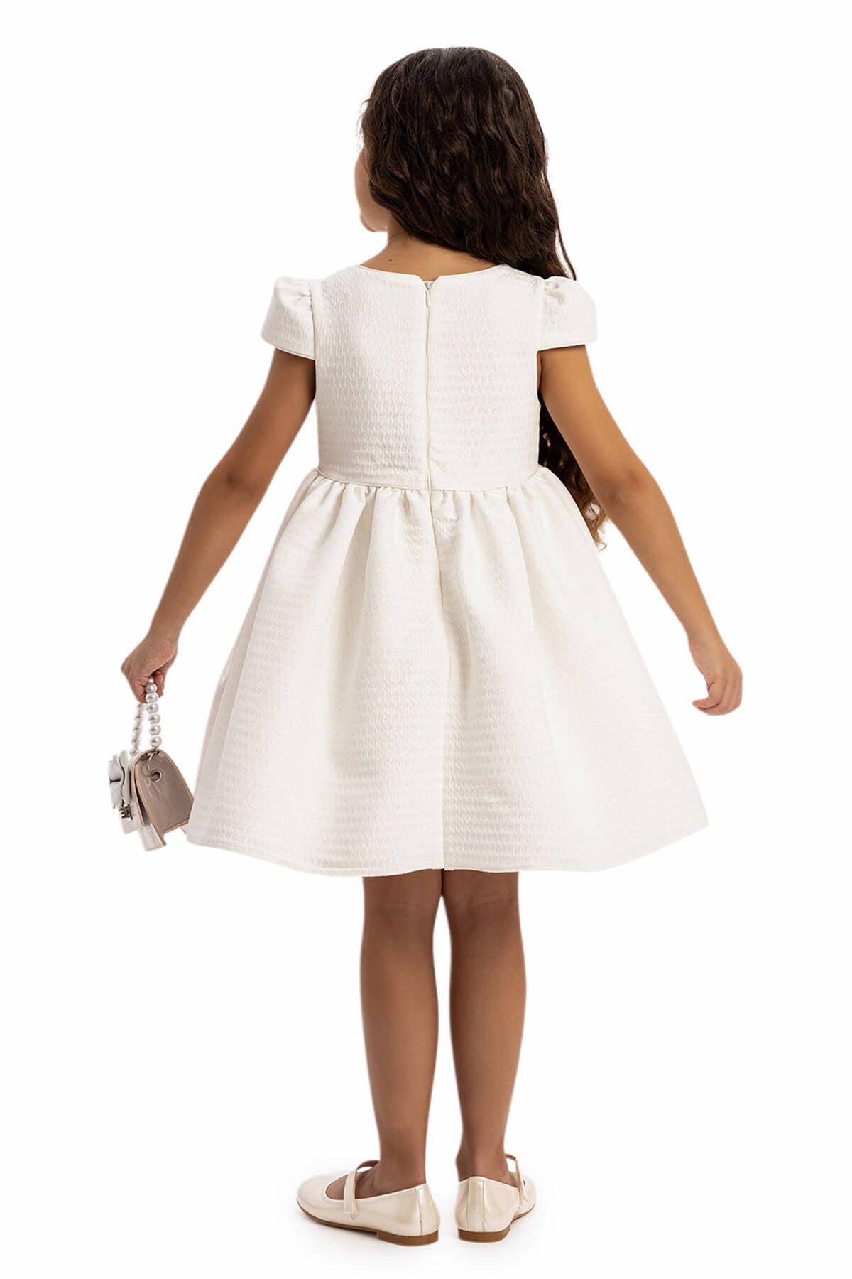 Robe Ecru Ensemble 3 Pièces 3-7 AGE
