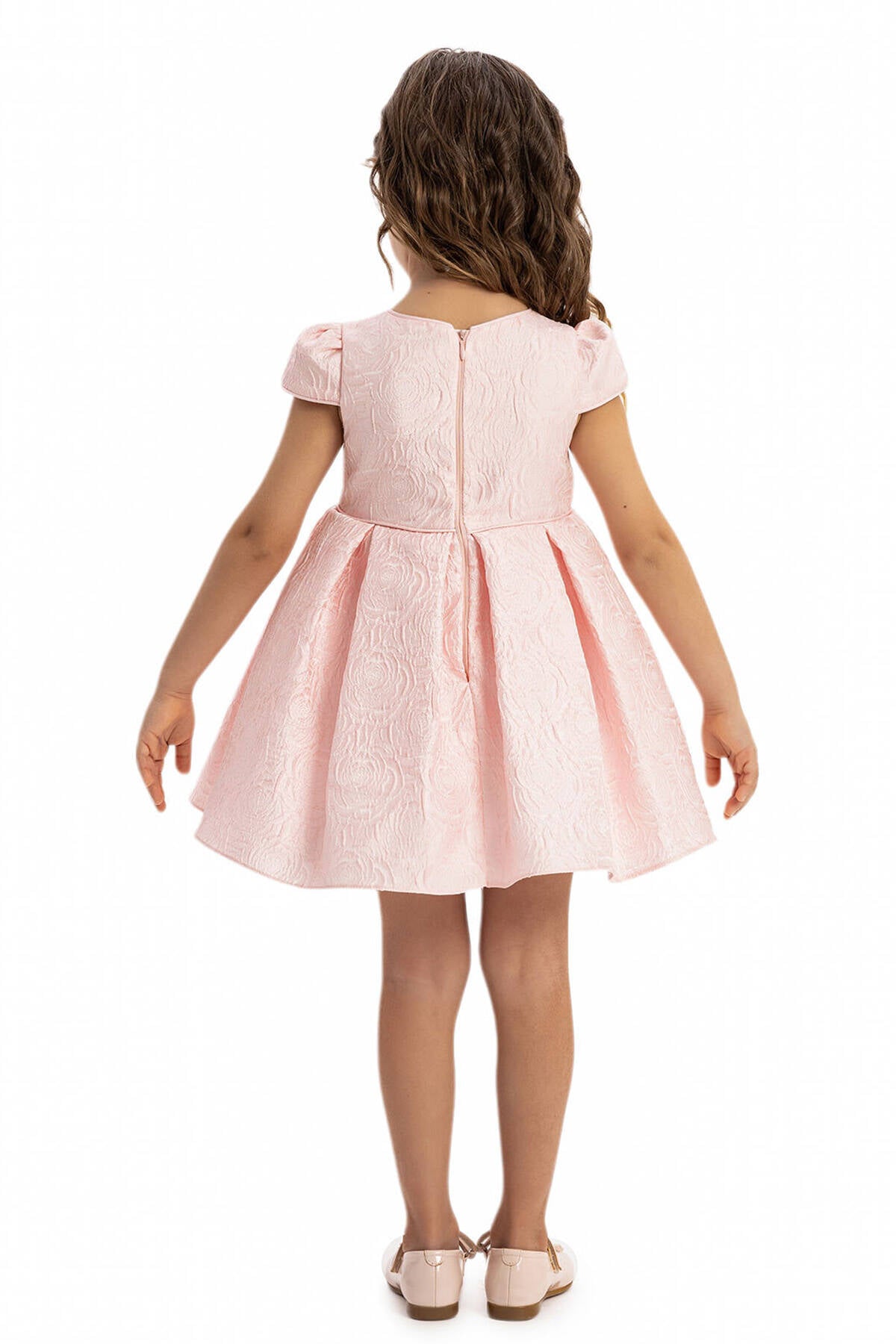 Robe bébé en poudre avec Bolero 6-24 MOIS