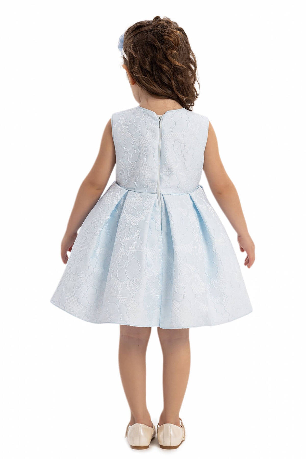 Robe bébé bleue avec Bolero 6-24 MOIS