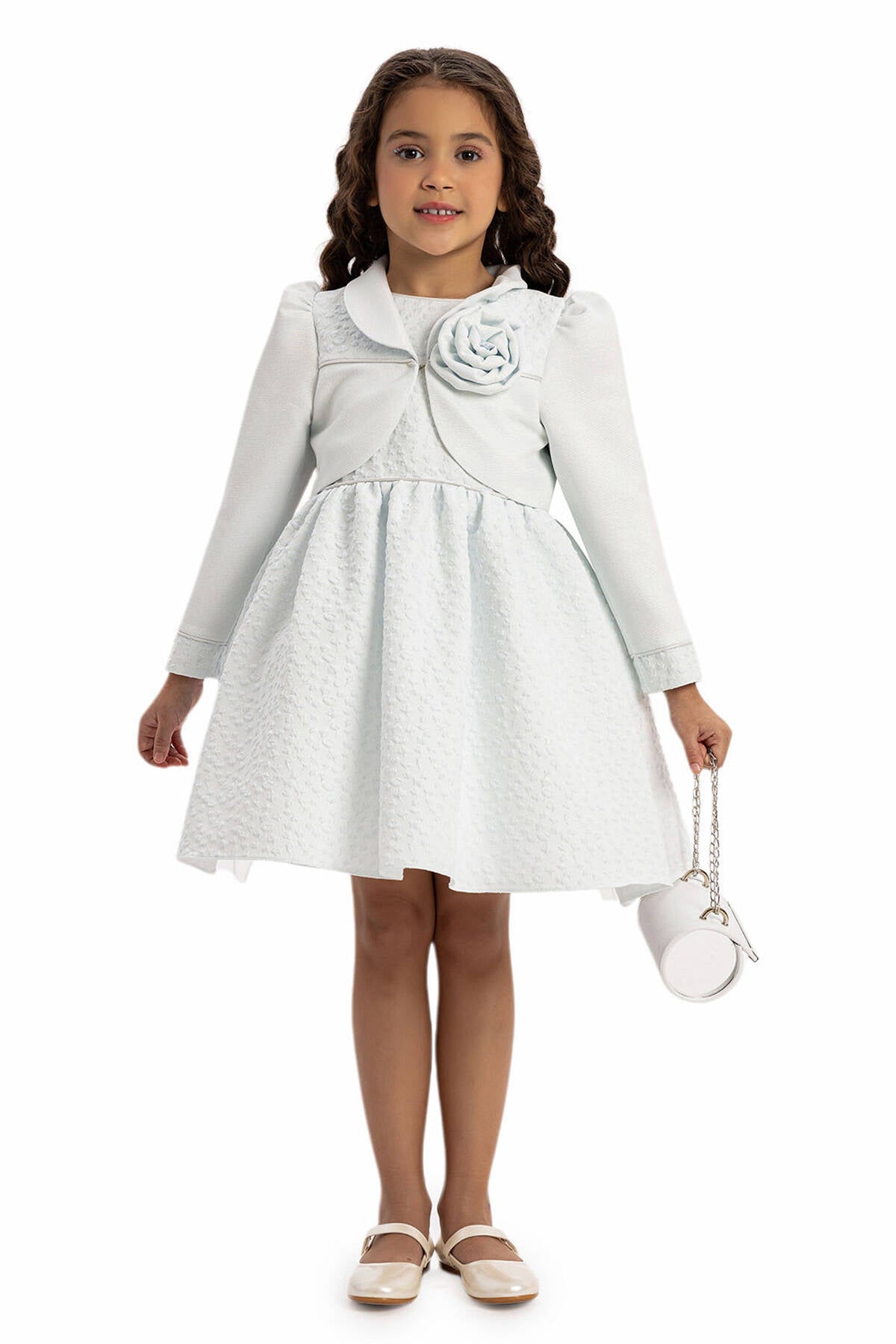 Ensemble 3 pièces bleu élégant 3-7 ans