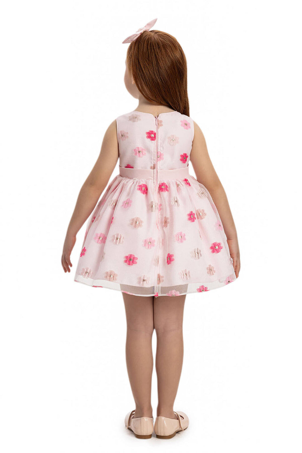 Robe Rose avec Boléro et Accessoire Cheveux 6-24 MOIS