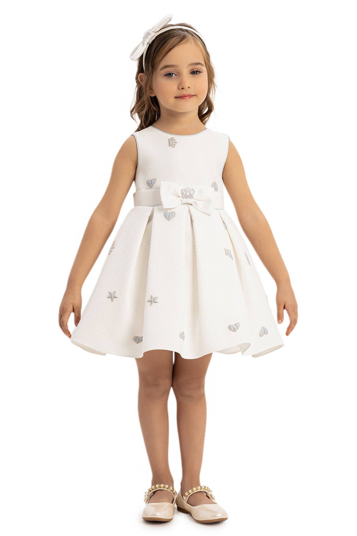 Robe bébé fille bleue 6-24 MOIS
