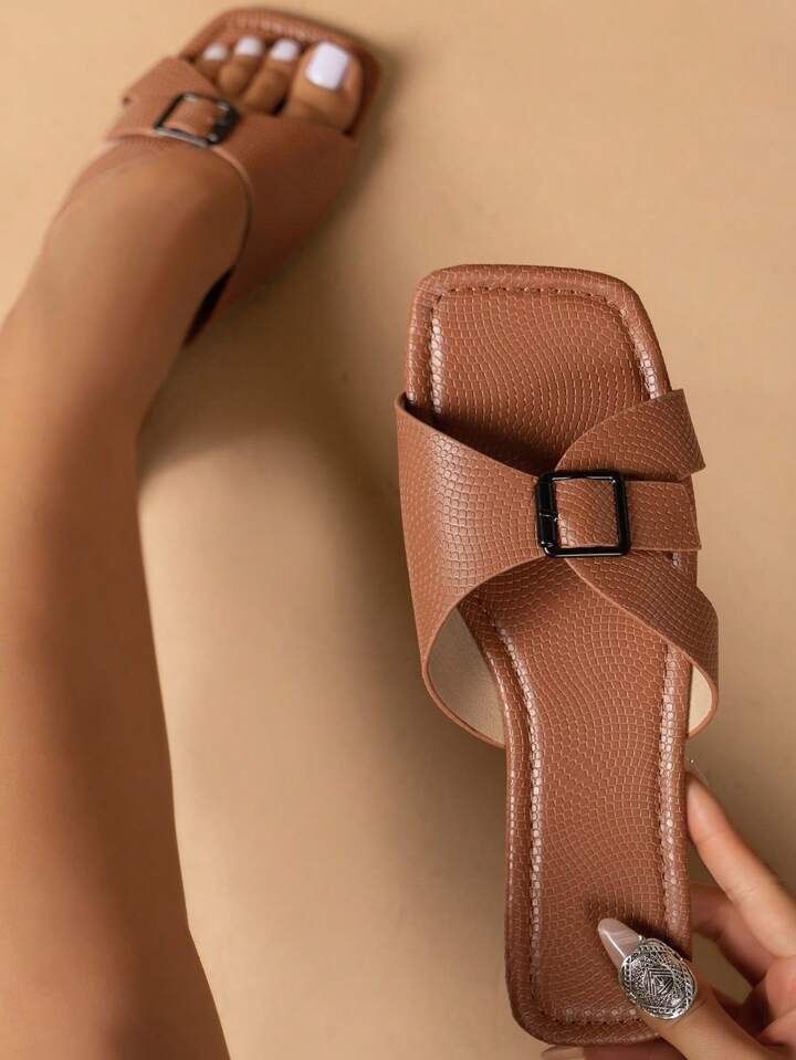 Sandales casual en toile